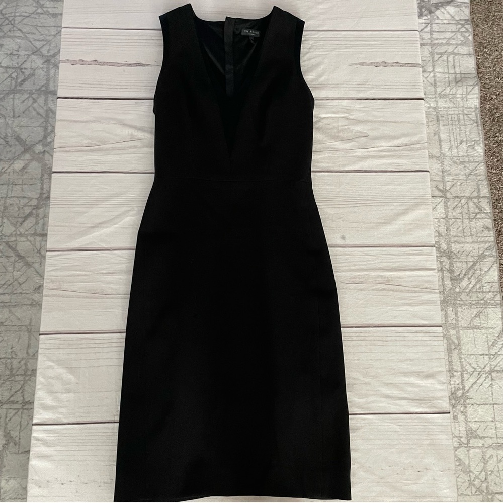 rag & bone Black Midi Dress